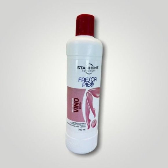 STANHOME FRESCA PIE RED WINE TIRED FEET LOTION 300 ml/10.14oz. LOCION FRESCA PIE - Picture 1 of 6